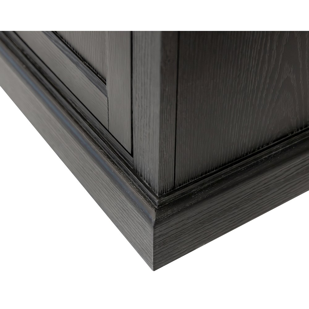 Transitional 80" Fireplace Console, Entertainment Storage, TV Stand. Picture 5