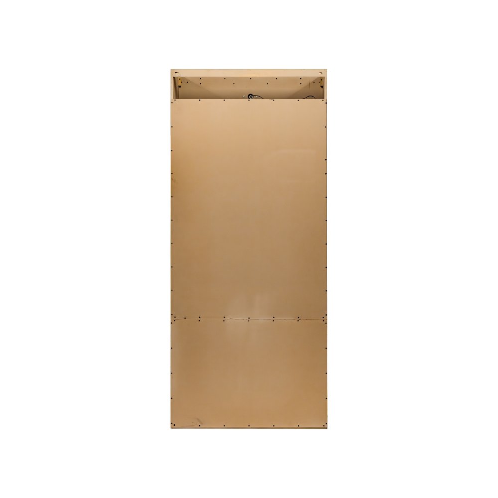 Contemporary 8' Tall Wood Bookcase, Storage Organizer, Display Shelf, Brown. Picture 5