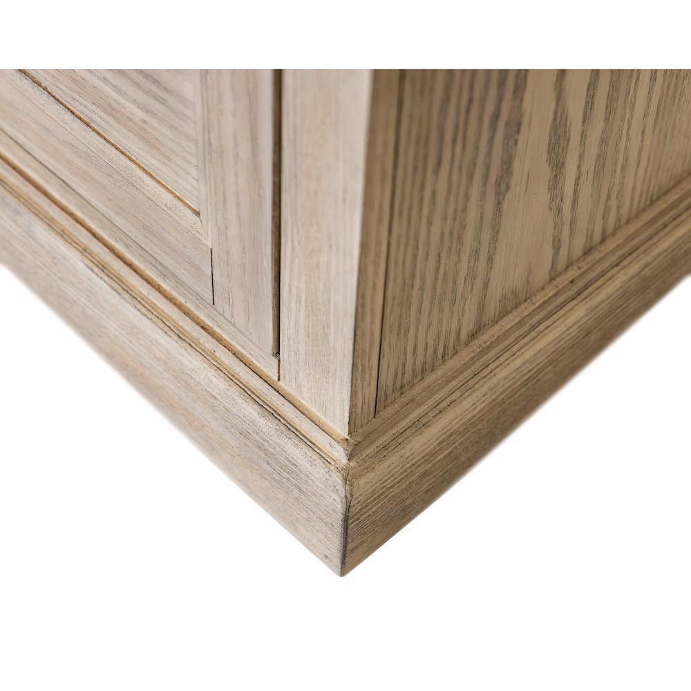 Traditional Wood Executive Desk, Storage Office Credenza. Picture 5