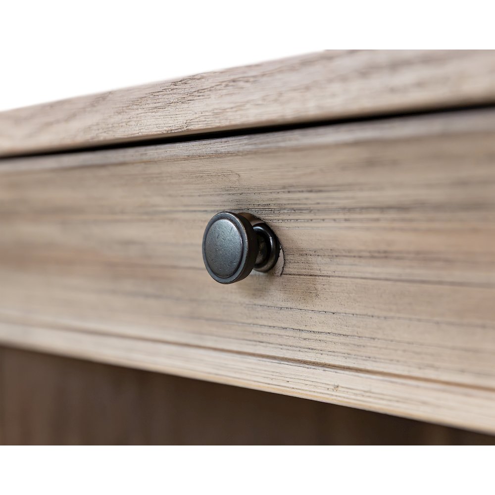 Traditional Wood Executive Desk, Storage Office Credenza. Picture 9