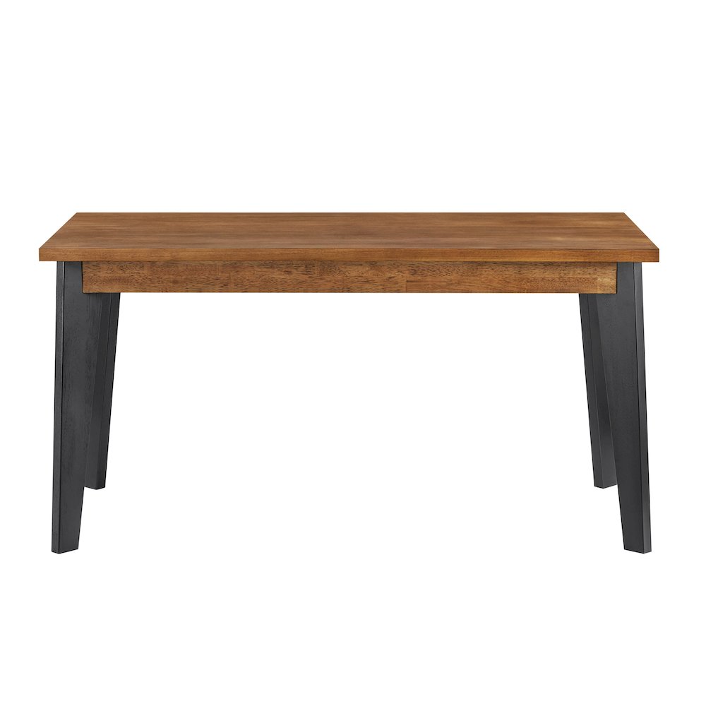 Avery Modern Writing Desk, Rich Medium Brown. Picture 3