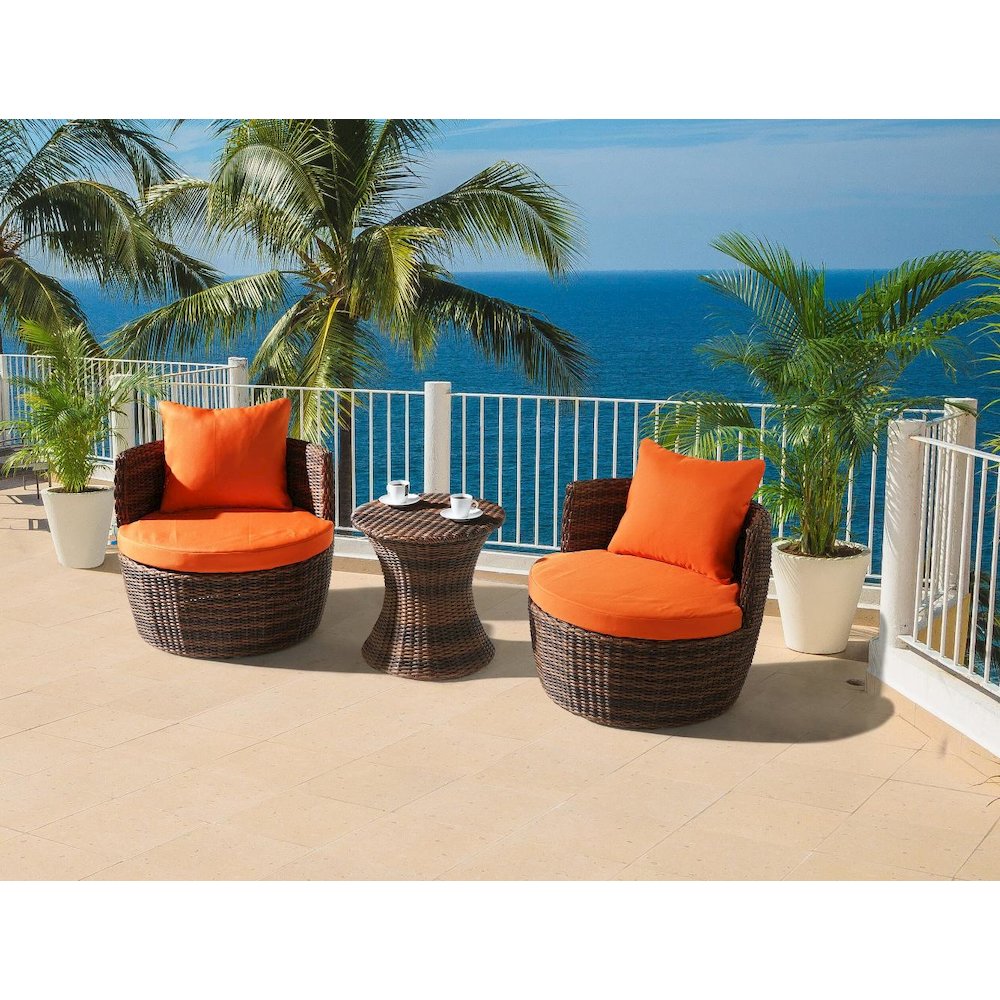 Outdoor 3-Piece Bistro Set. Picture 2