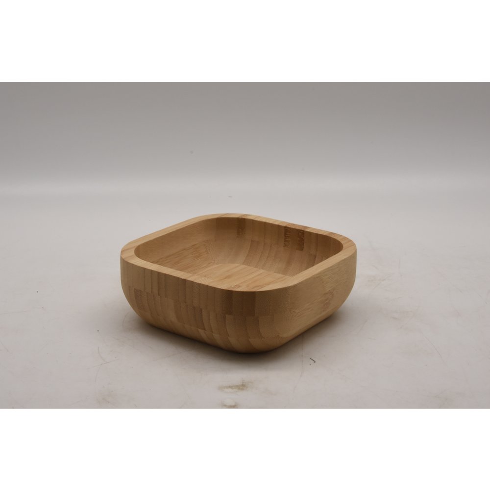 Rectangular Bamboo Dessert Bowls 5Pcs/Set. Picture 4
