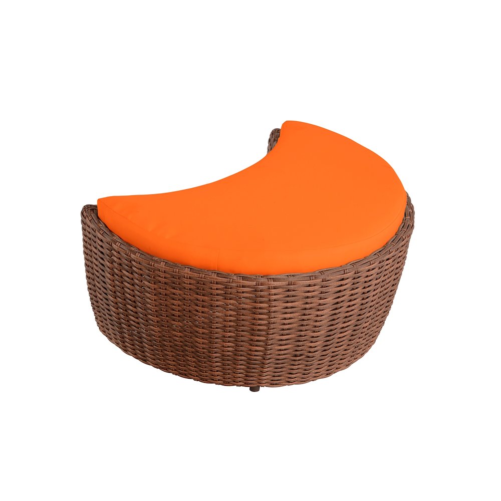Outdoor 7-Piece Ottoman Set. Picture 5