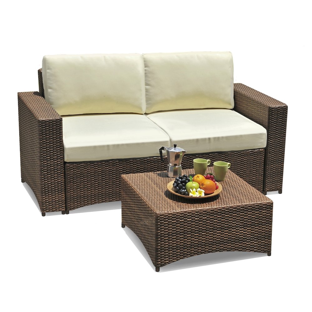 Modular Armchair Chair With Coffee Table Set. Picture 1