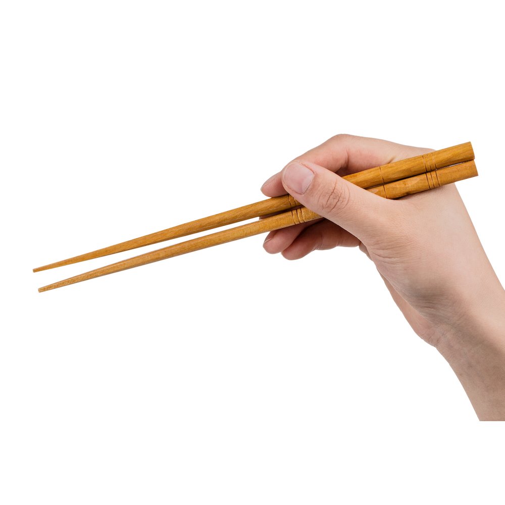 5 Pair Organic Classic Hardwood Japanese Reusable Wood Chopsticks. Picture 4