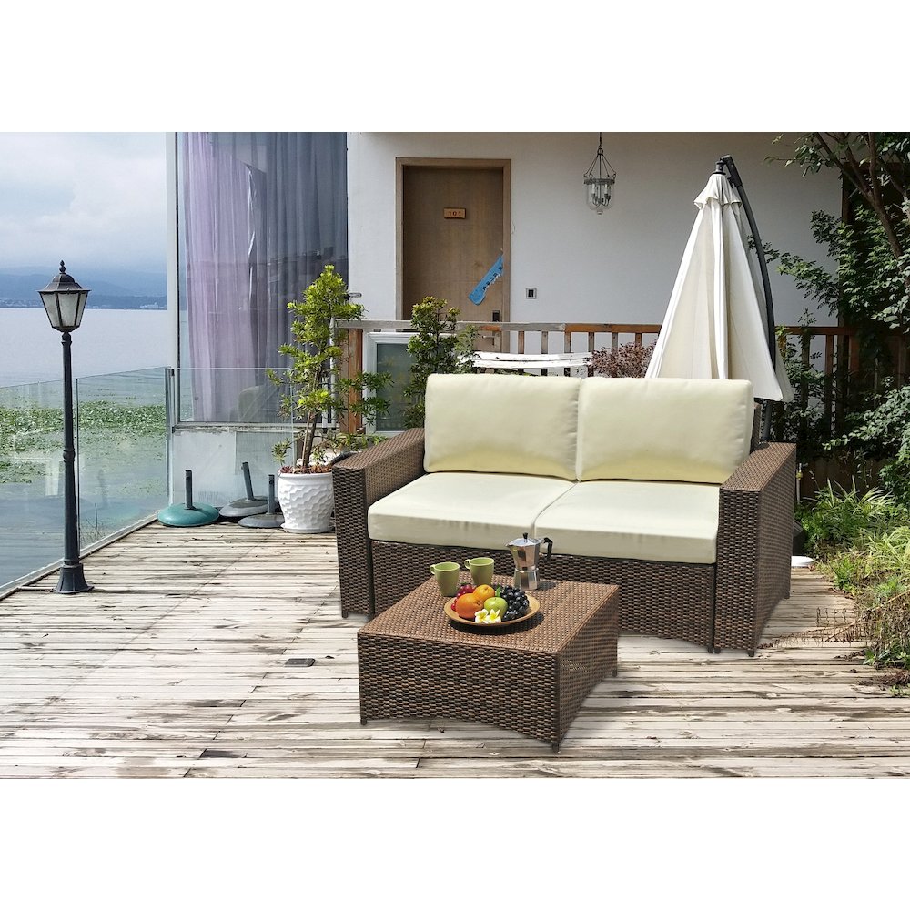 Modular Armchair Chair With Coffee Table Set. Picture 2