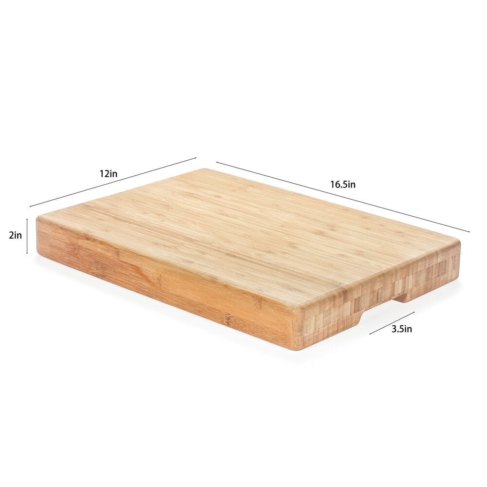 Premium Large Organic Bamboo Butcher Block, Professional Grade. Picture 3