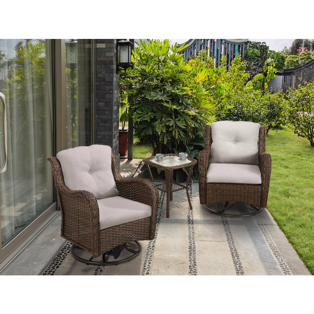 Swivel Rocker Set Of 3. Picture 3