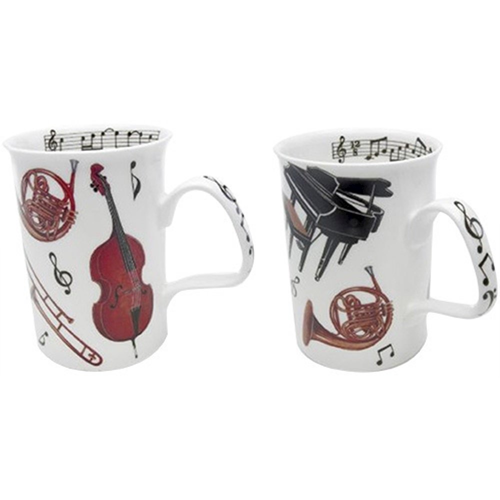 Roy Kirkham Lancaster Mug - Concert Set Of 6, Bone China Ceramic Made In England. Picture 1