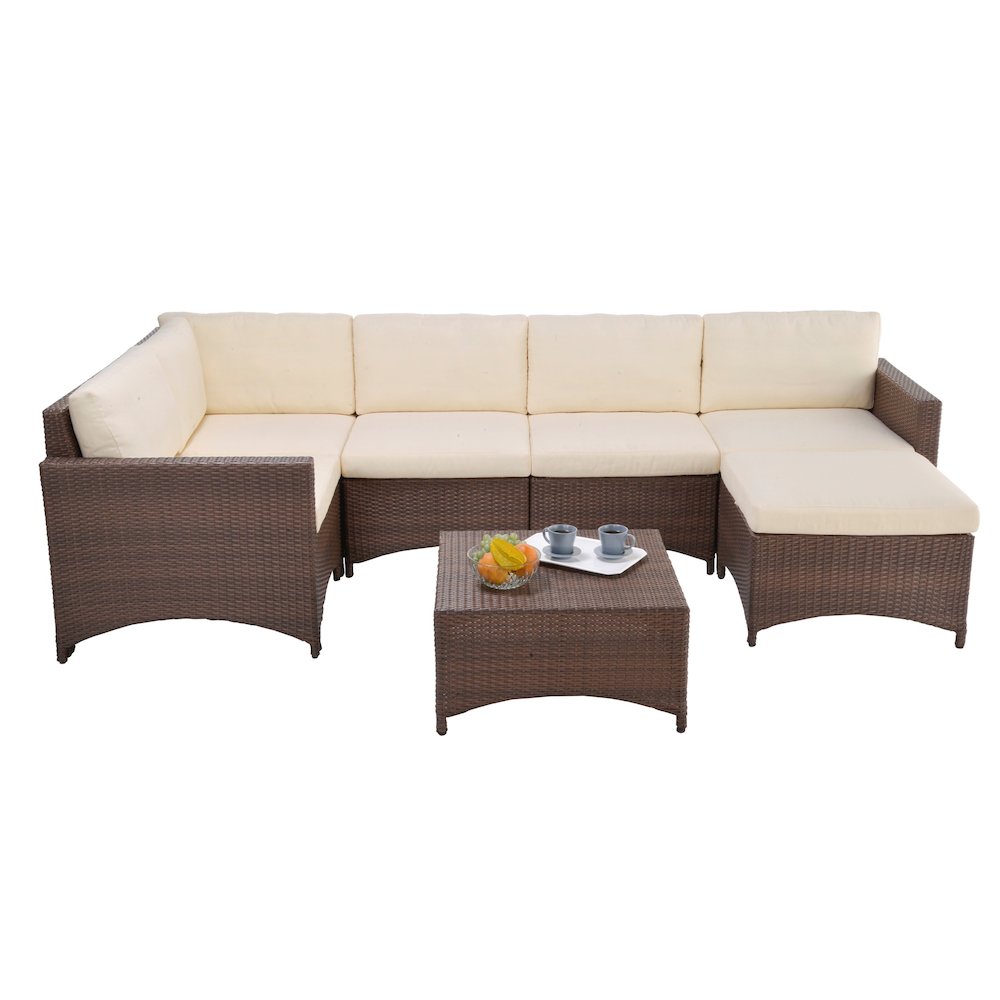 Modular Sectional Sofa With Coffee Table And Ottoman. Picture 1
