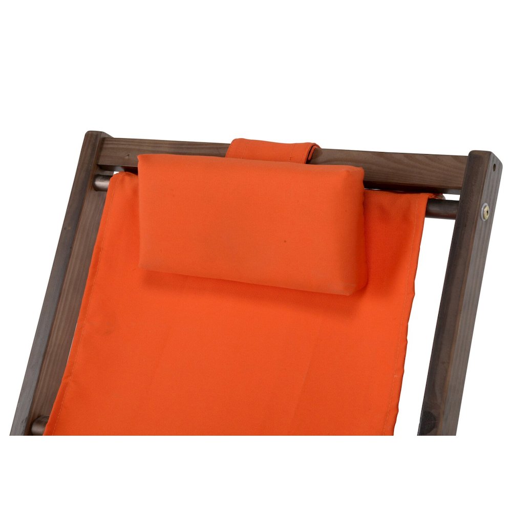 Canvas Sling Chair With Cup And Wine Holder. Picture 4