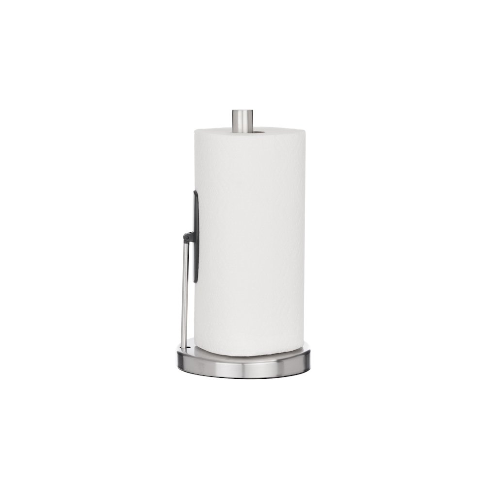 Stainless Steel Paper Towel Holder With Tension Arm. Picture 2