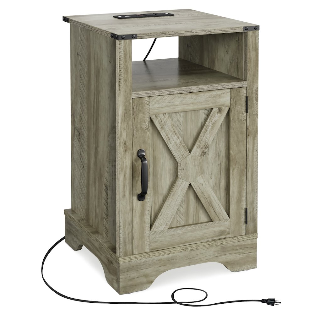 Mpf Wood Nightstand Side. Picture 1