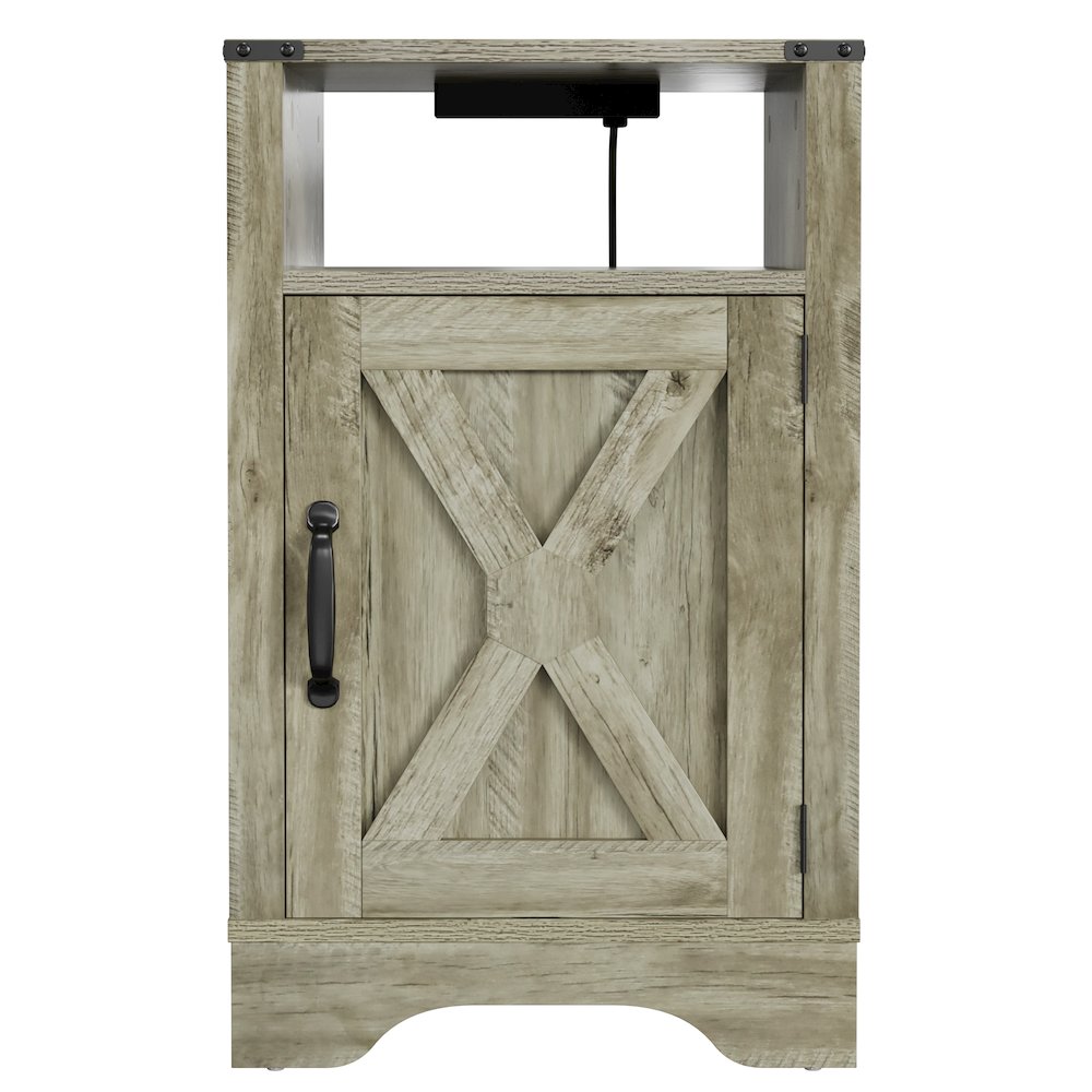 Mpf Wood Nightstand Side. Picture 2