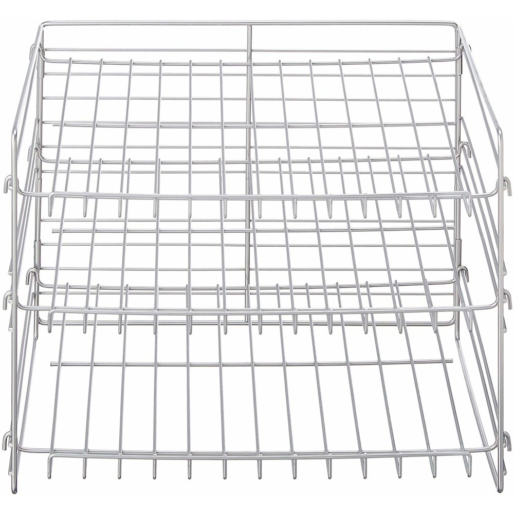 Iron Wire Storage Rack (Chrome). Picture 2