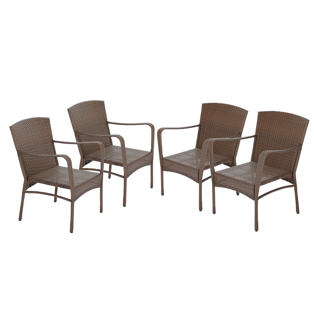 Leisure Collection Outdoor Garden Patio Furniture 5Pc Dining Set. Picture 2