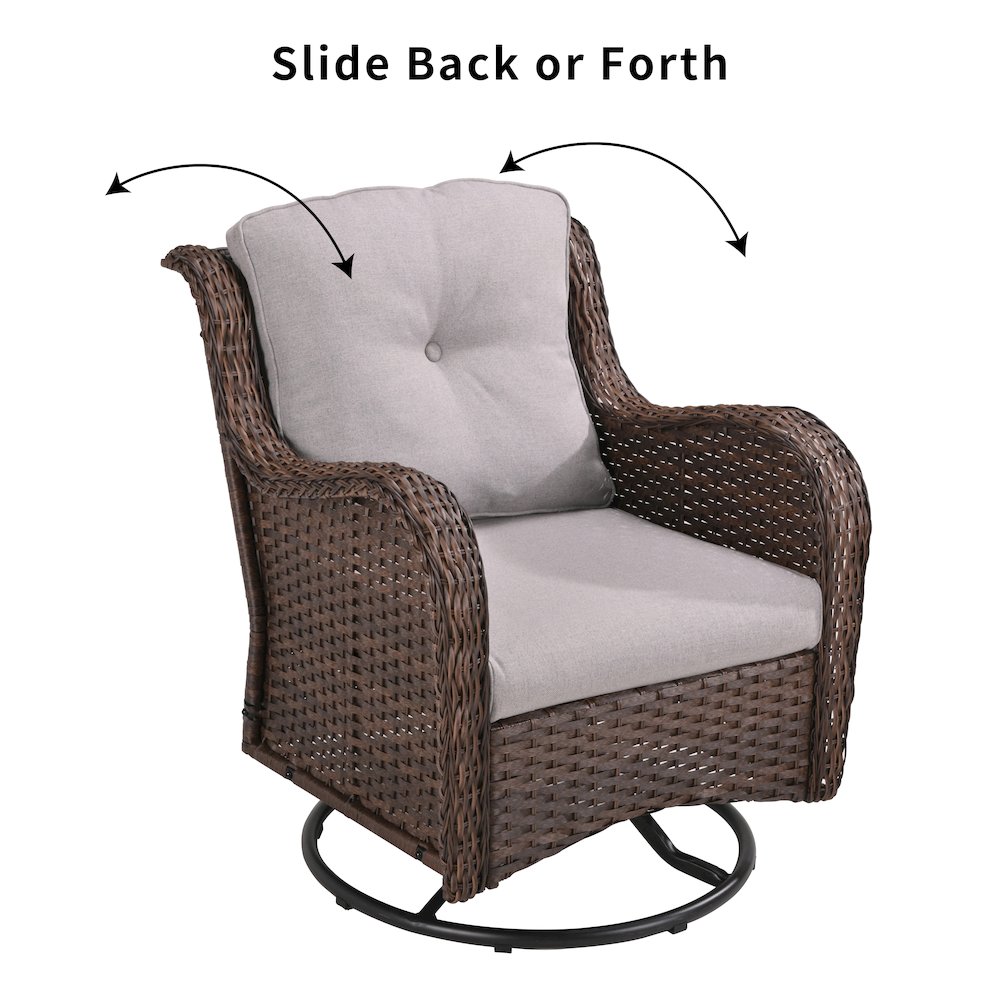 Swivel Rocker Set Of 3. Picture 2