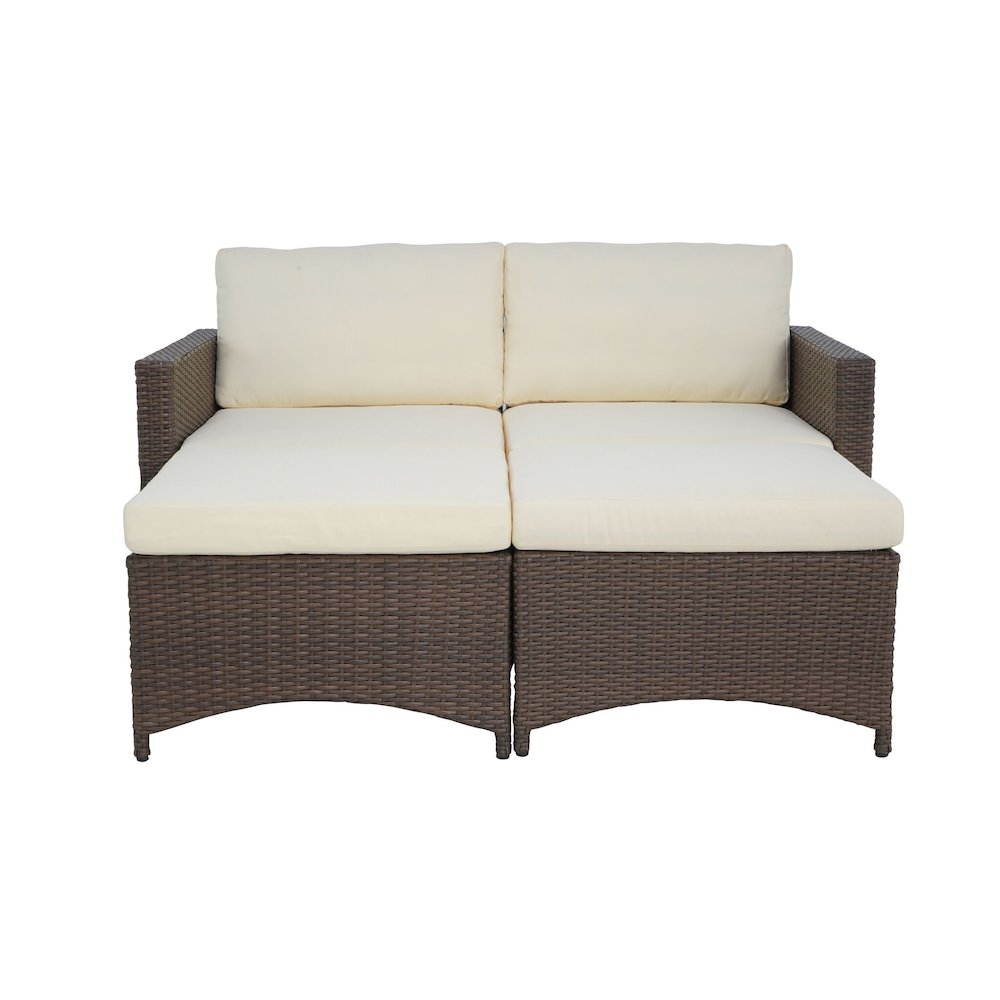 Modular Chair With Ottoman Set. Picture 1