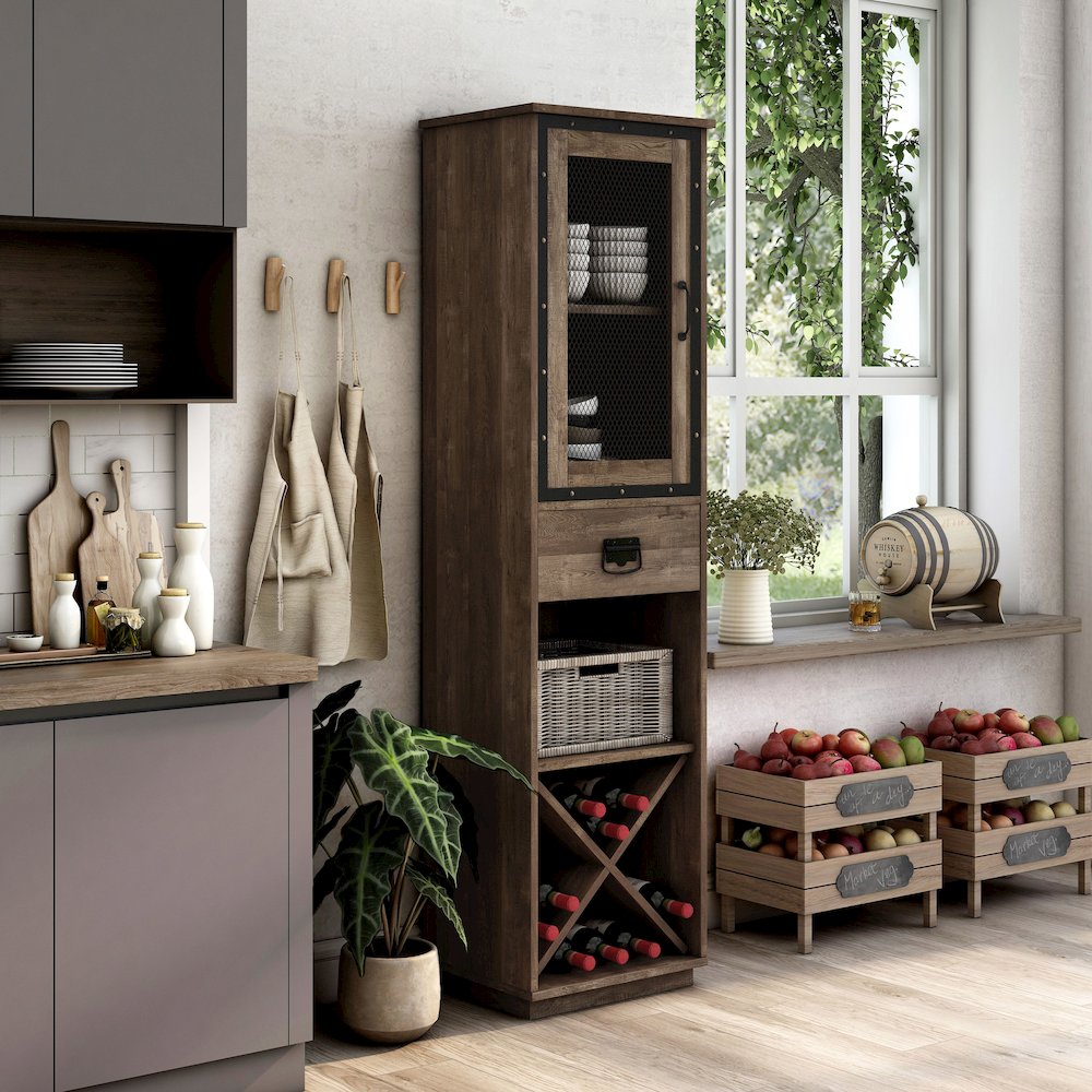 Musa Multi-Storage Wood Buffet with Doors. Picture 10