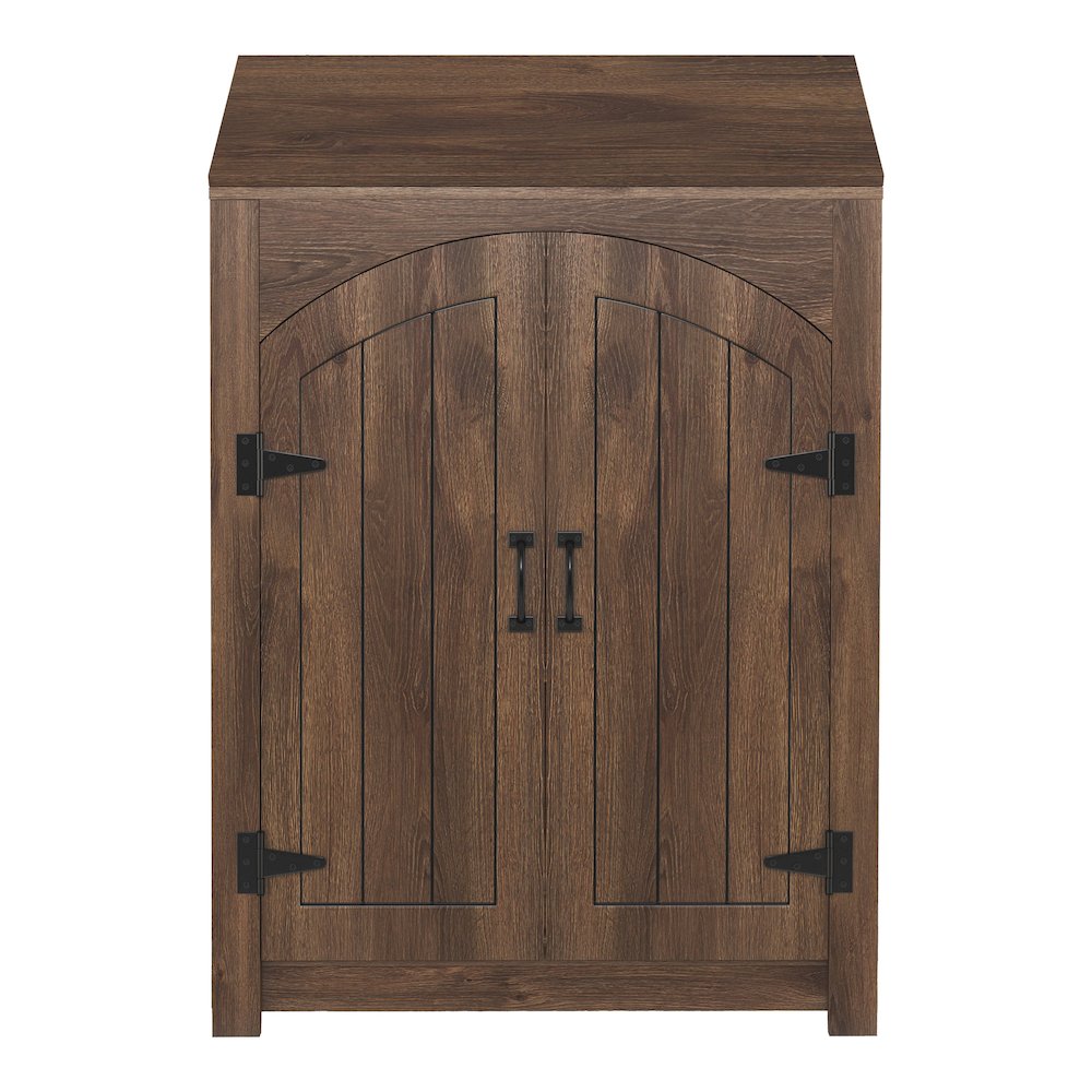 Amos 2-Door Wood Shoe Cabinet. Picture 2