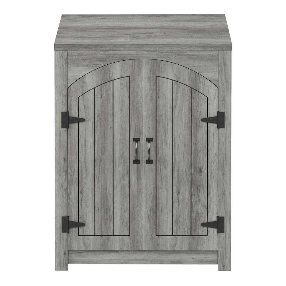 Amos 2-Door Wood Shoe Cabinet. Picture 2