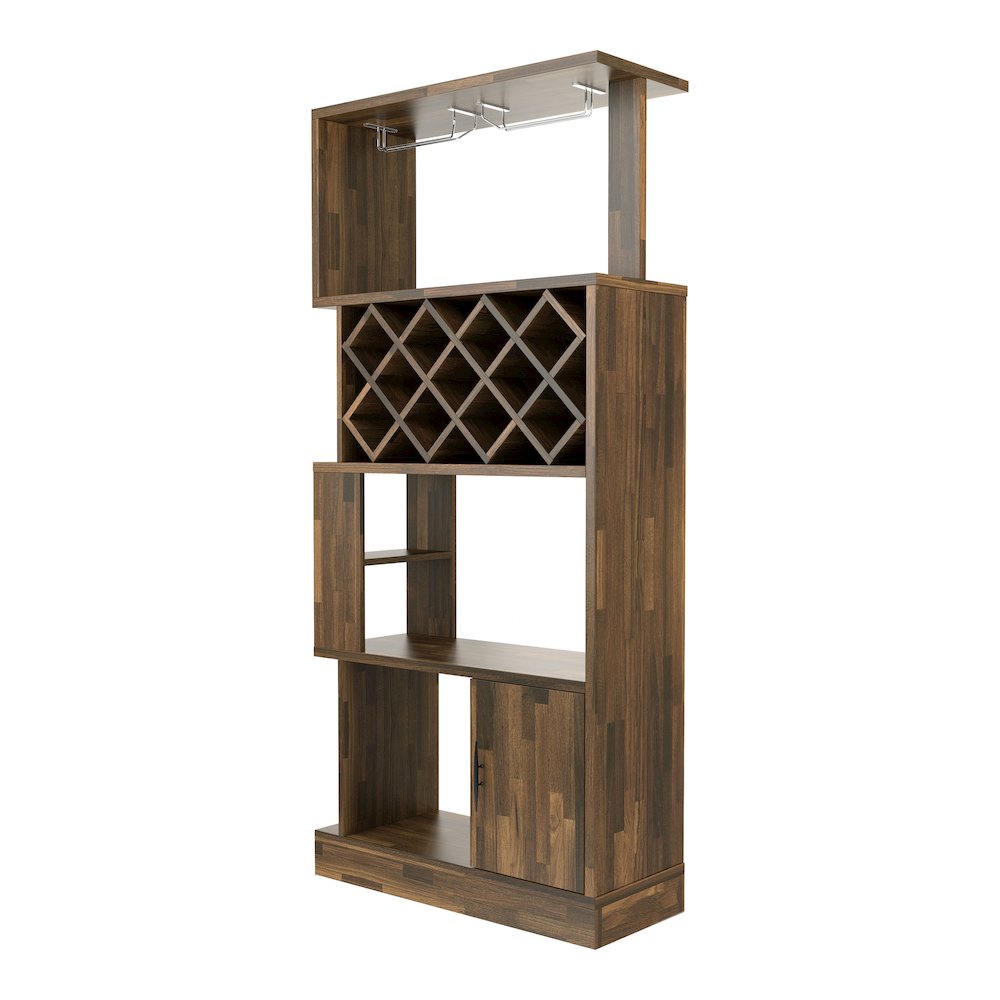 Arlo 11-Bottle Wood Wine Cabinet. Picture 2