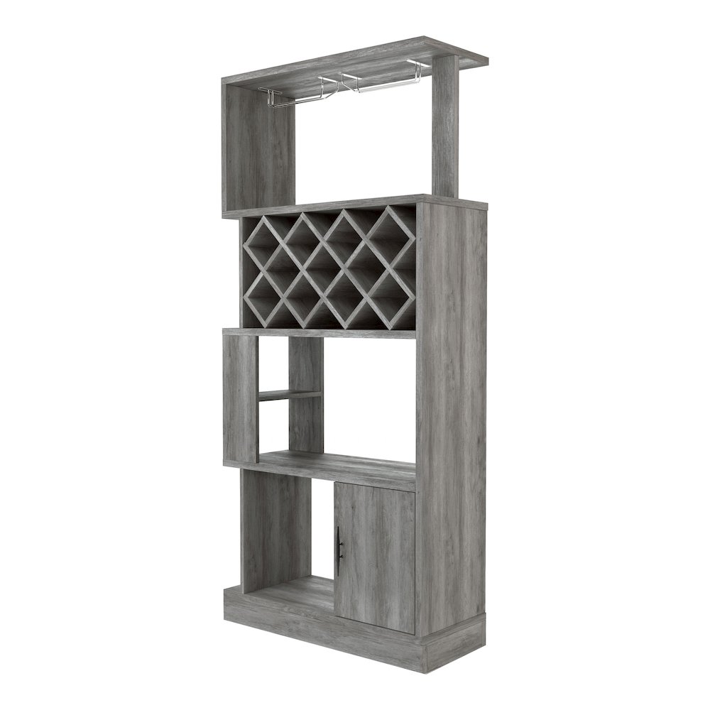 Arlo 11-Bottle Wood Wine Cabinet. Picture 2