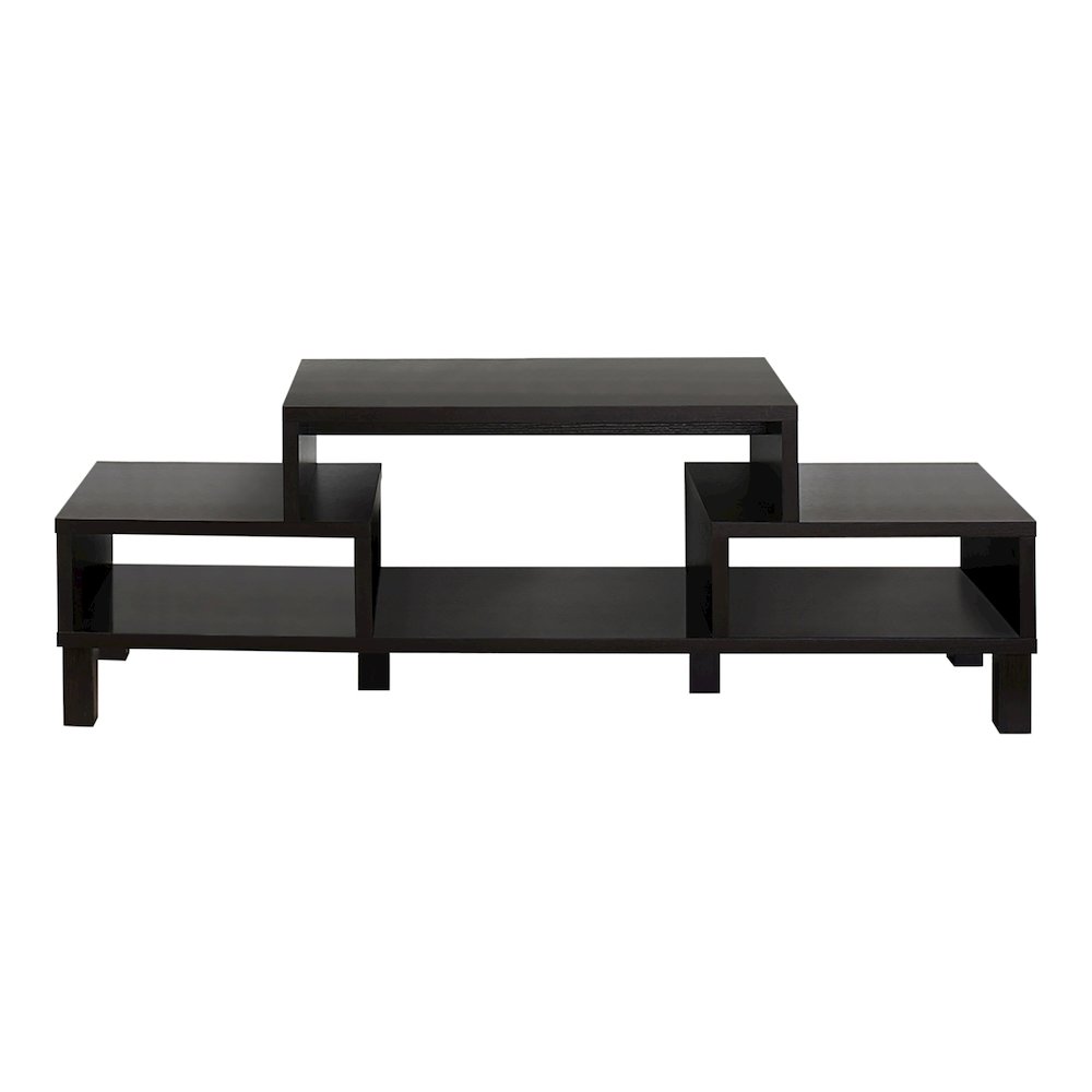 Merino Modern Wood 60-Inch TV Stand in Brown. Picture 2