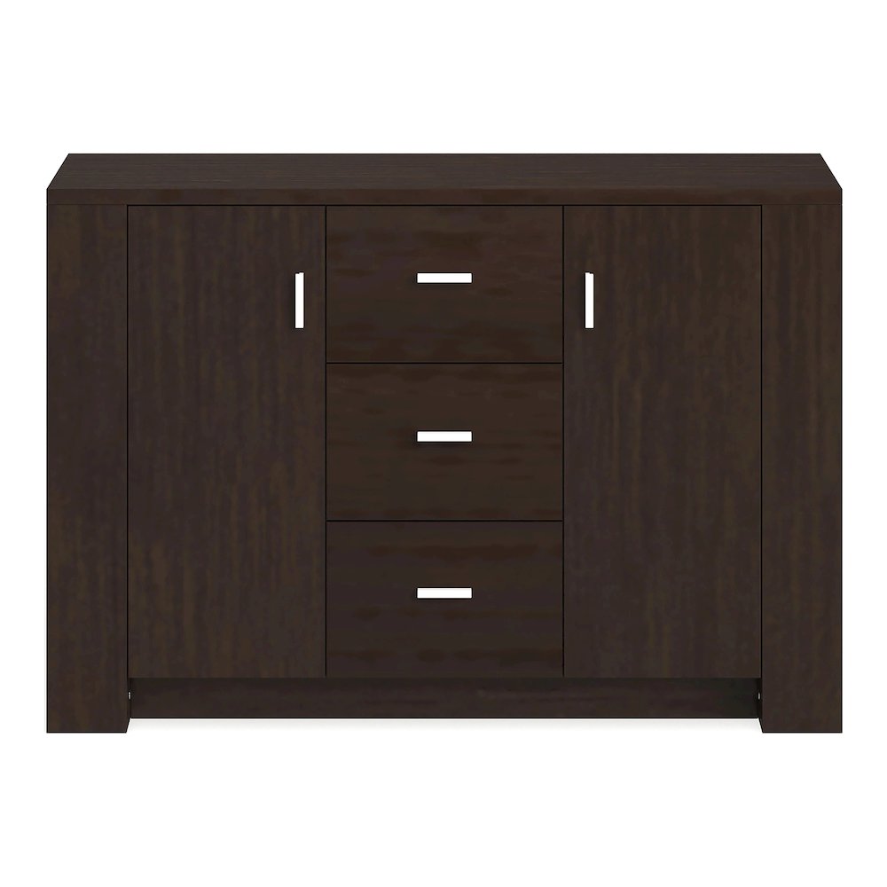 Nathan Modern Wood Multi-Storage Buffet in Cappuccino. Picture 1