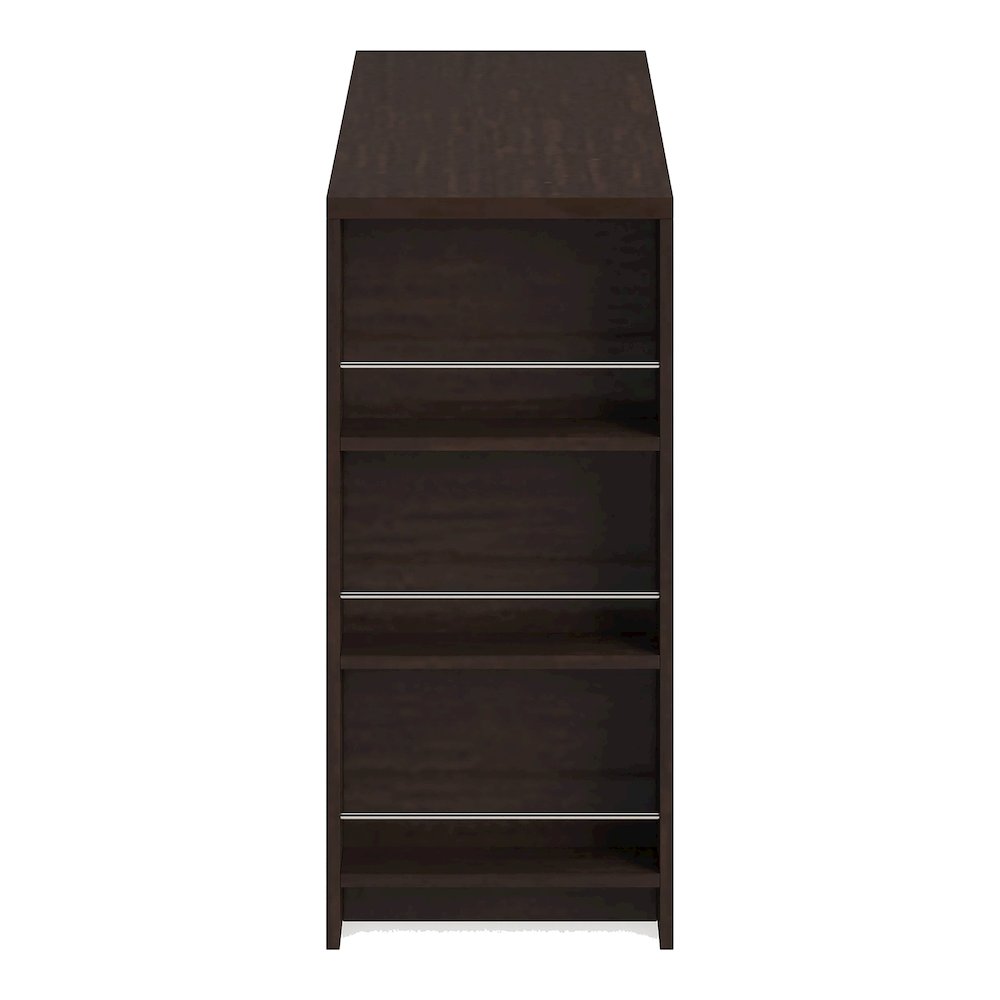 Nathan Modern Wood Multi-Storage Buffet in Cappuccino. Picture 2