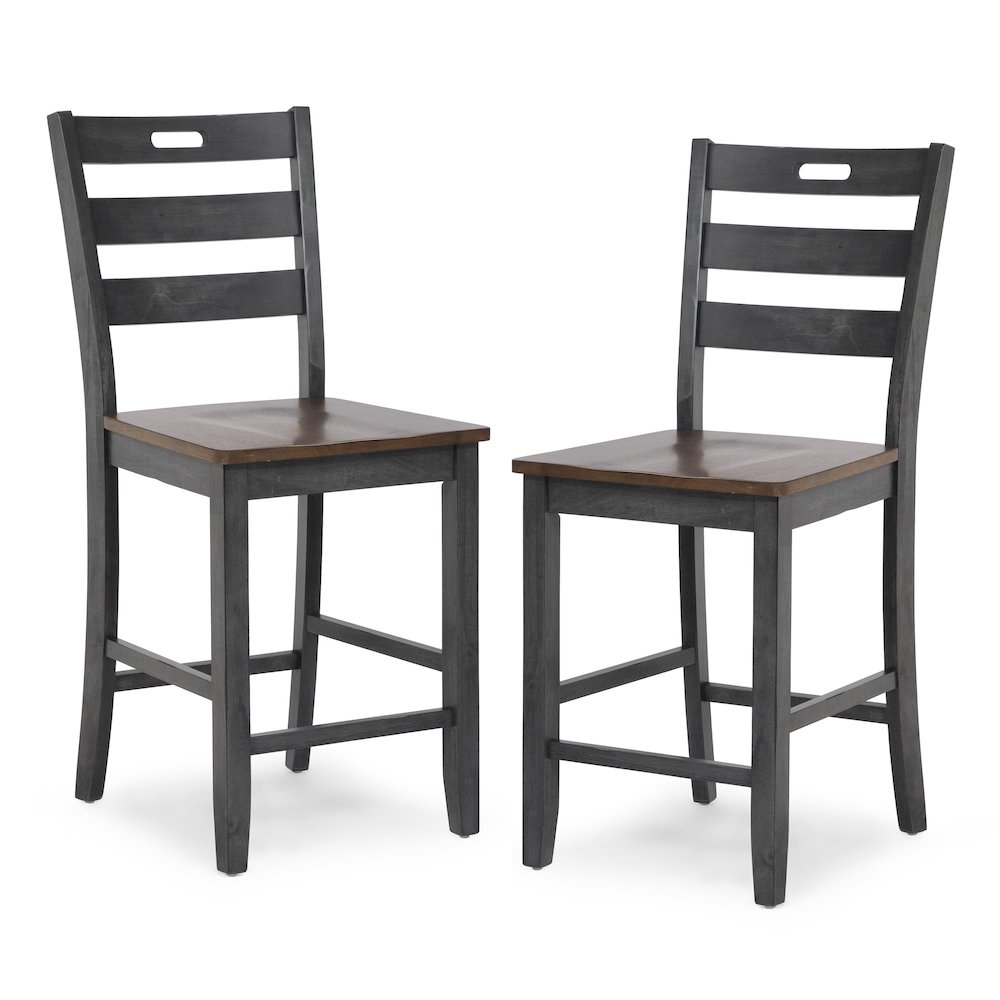 Elda Wood Counter Height Dining Chair (Set of 2). Picture 1
