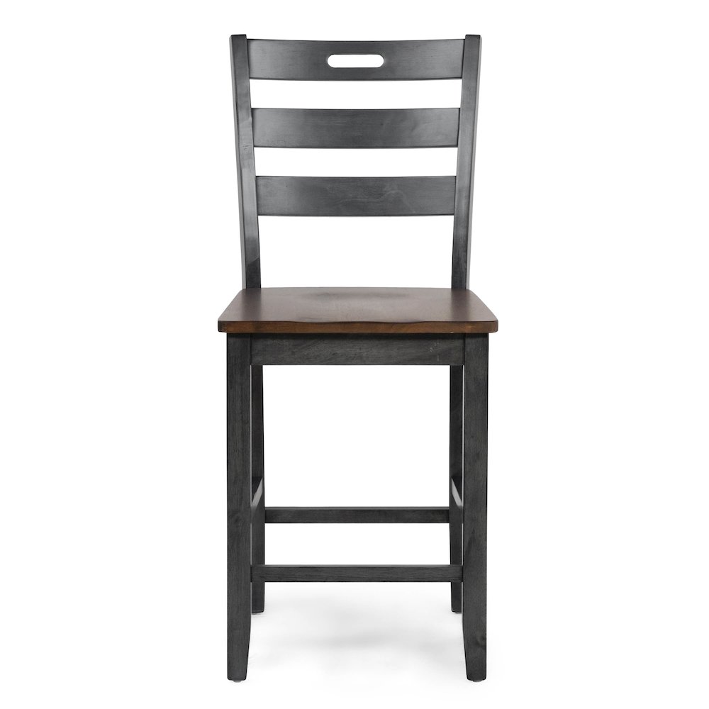 Elda Wood Counter Height Dining Chair (Set of 2). Picture 2
