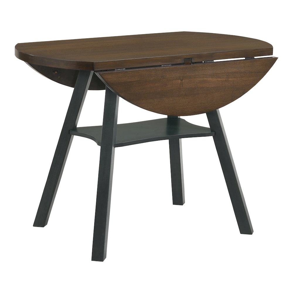 Elda Wood Drop-Leaf Counter Height Dining Table. Picture 2