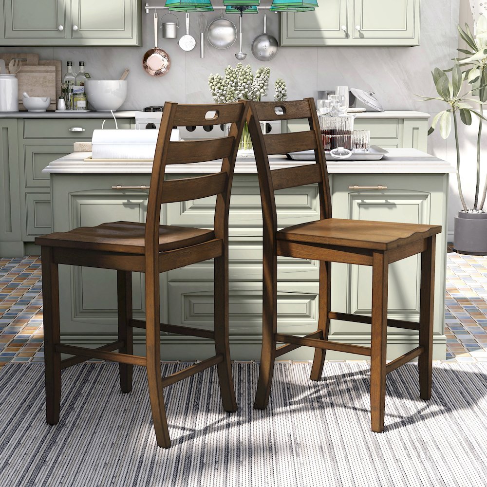 Jolines Wood Counter Height Dining Chair (Set of 2). Picture 3