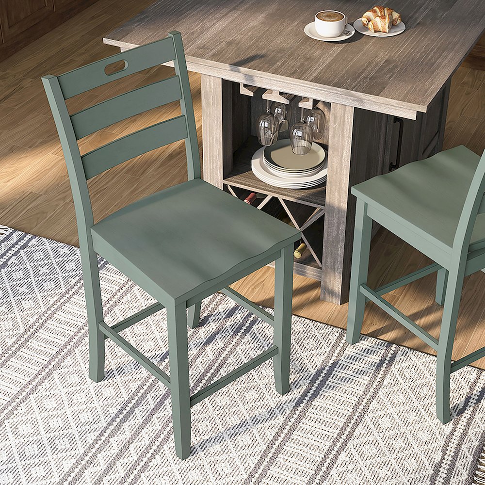 Jolines Wood Counter Height Dining Chair (Set of 2). Picture 2