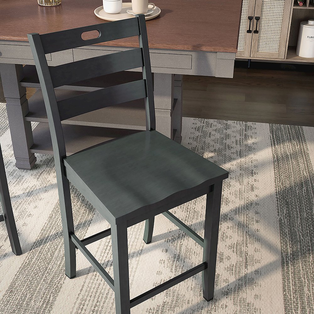 Jolines Wood Counter Height Dining Chair (Set of 2). Picture 2