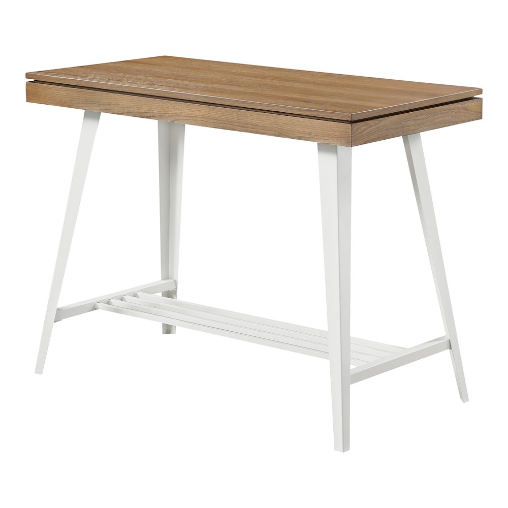 Melba Wood 3-Piece Counter Height Table Set. Picture 2