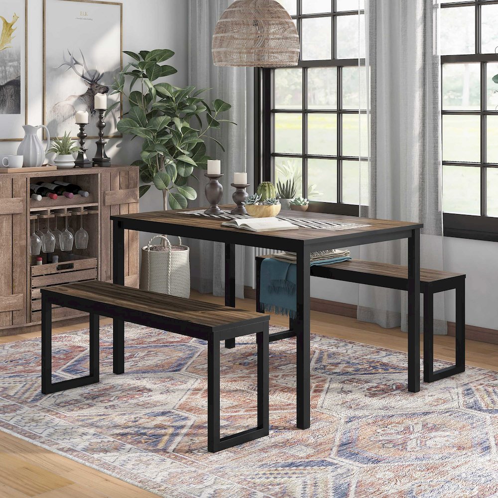 Caritina Wood 3-Piece Counter Height Dining Set. Picture 4
