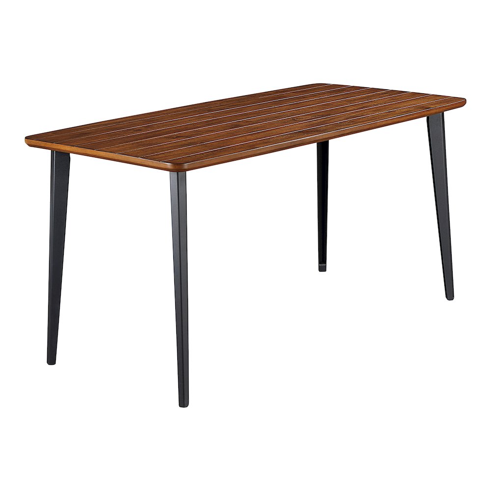 Uma Modern 60-inch Wood Dining Table. Picture 3