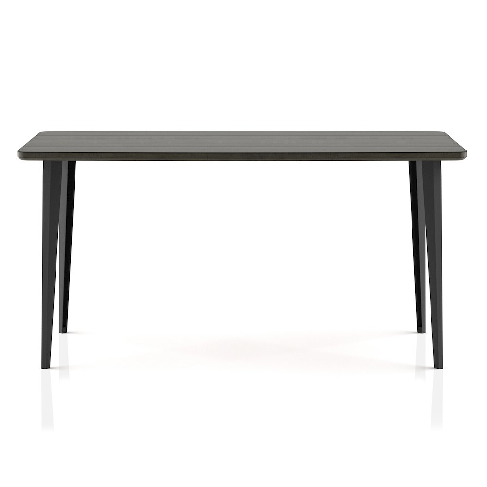 Uma Modern 60-inch Wood Dining Table. Picture 1