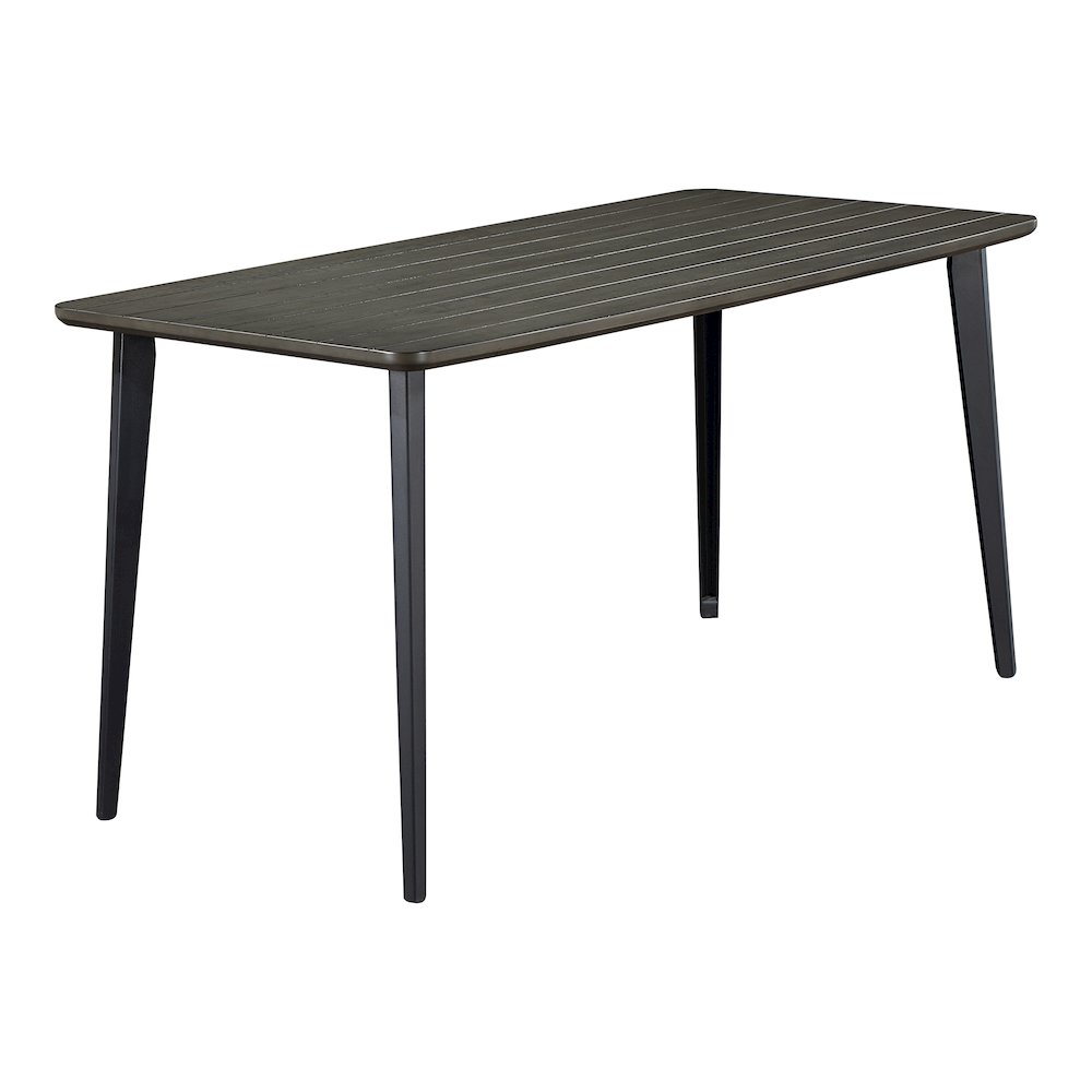 Uma Modern 60-inch Wood Dining Table. Picture 3
