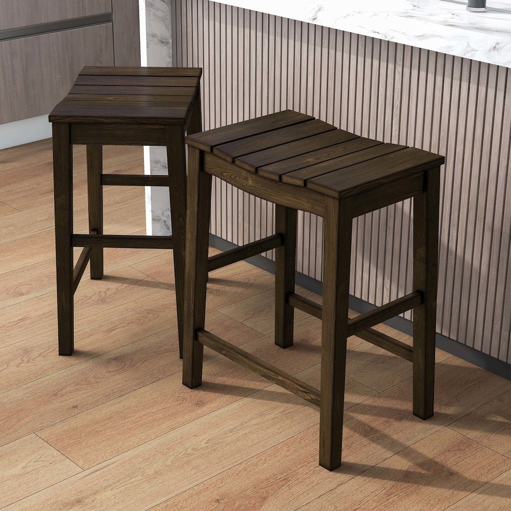 Niem Wood Counter Height Stools (Set of 2). Picture 4