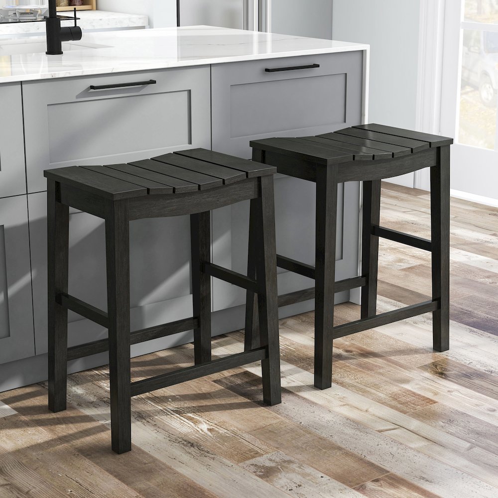 Niem Wood Counter Height Stools (Set of 2). Picture 4