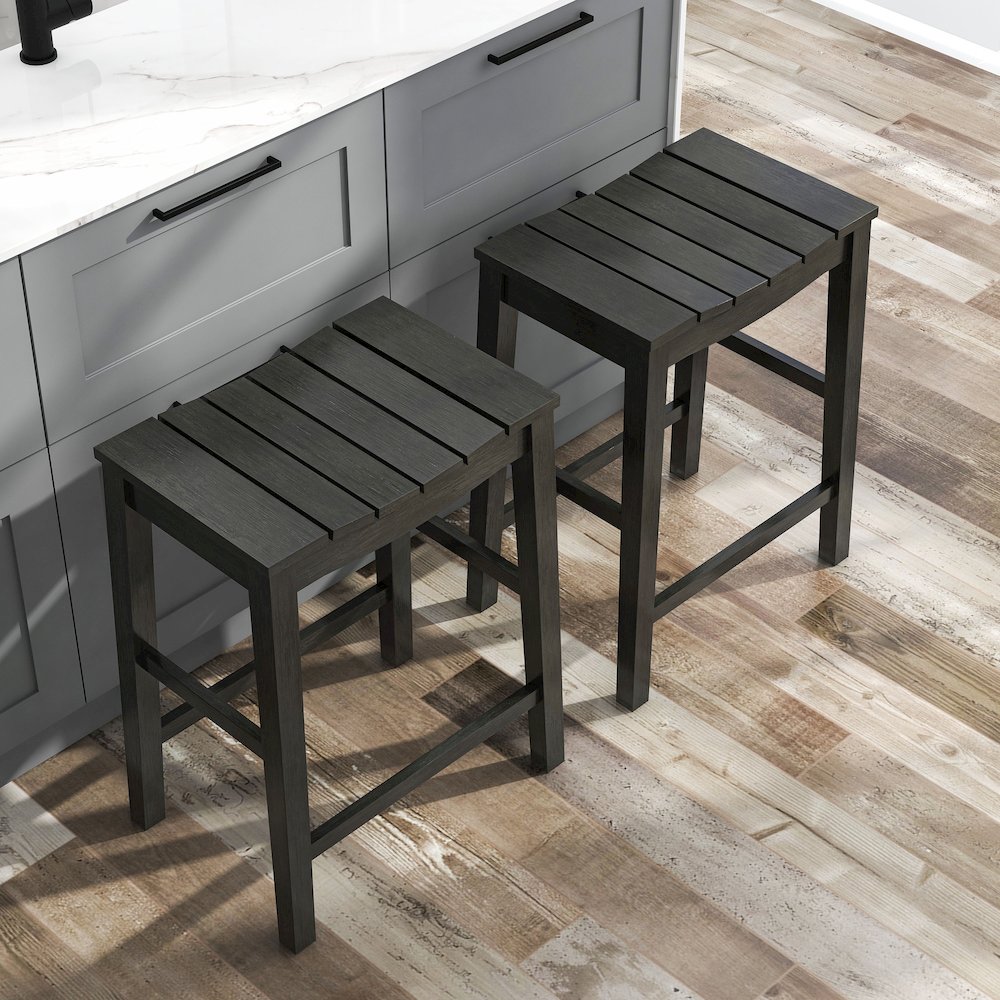 Niem Wood Counter Height Stools (Set of 2). Picture 5