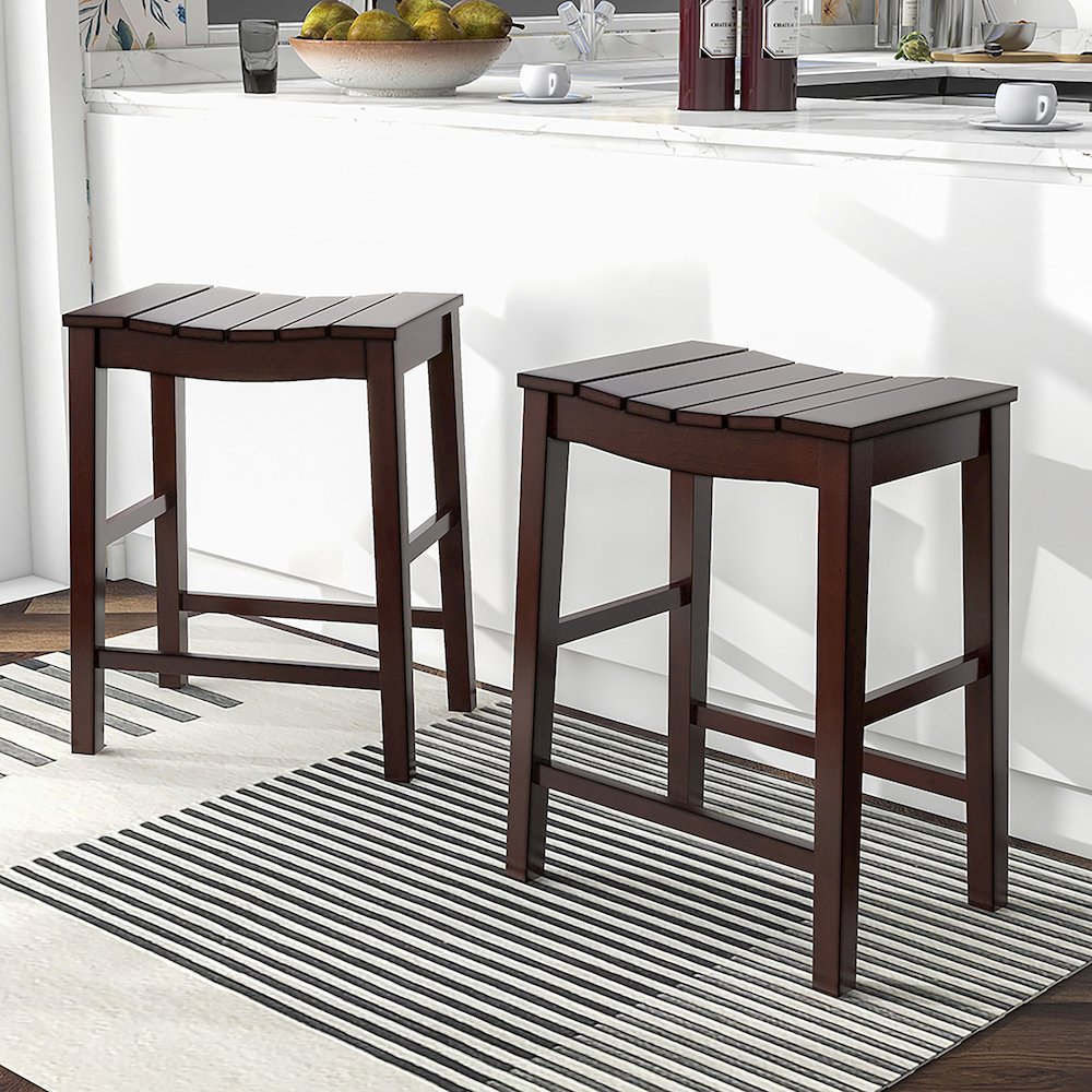 Niem Wood Counter Height Stools (Set of 2). Picture 4