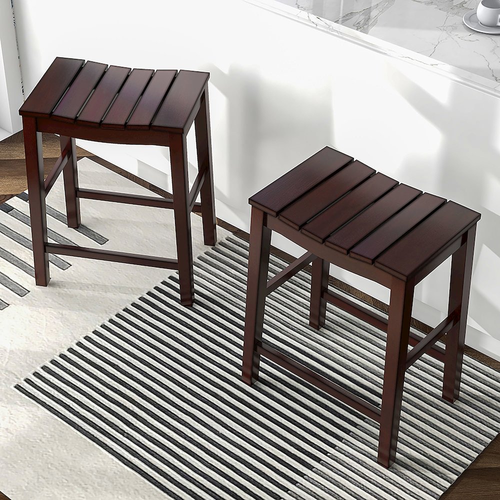 Niem Wood Counter Height Stools (Set of 2). Picture 5