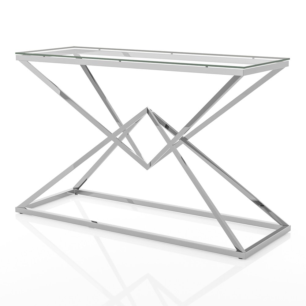Cazzanarro Contemporary Metal Sofa Table. Picture 1