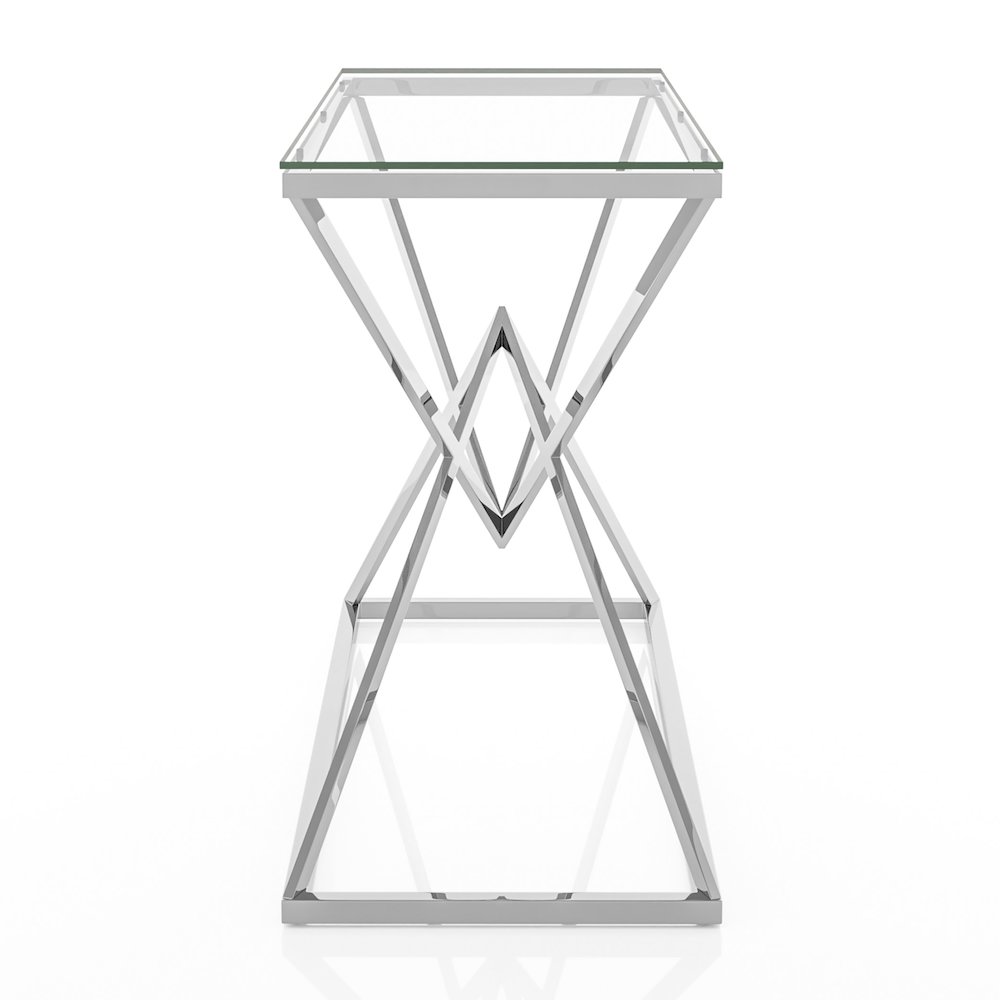 Cazzanarro Contemporary Metal Sofa Table. Picture 2