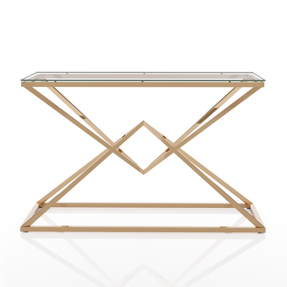 Cazzanarro Contemporary Metal Sofa Table. Picture 2